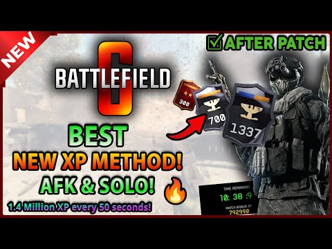 *NEW* ✅BEST INFINITE XP EXPLOIT in BATTLEFIELD 6🔥11.2M+ XP Daily FULL AFK! (AFTER PATCH)