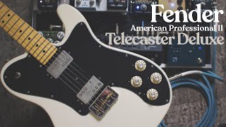 Video thumbnail for Fender American Professional II Telecaster Deluxe - Review/Demo by Ambient Endeavors