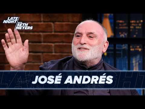 Chef José Andrés Talks Spain's World Cup Win and Shows Seth How to Pour Cider Like a Pro