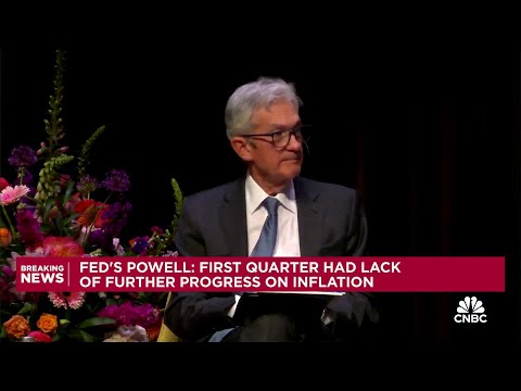 Fed chair Powell: Confidence in inflation moving back down not as high as it was