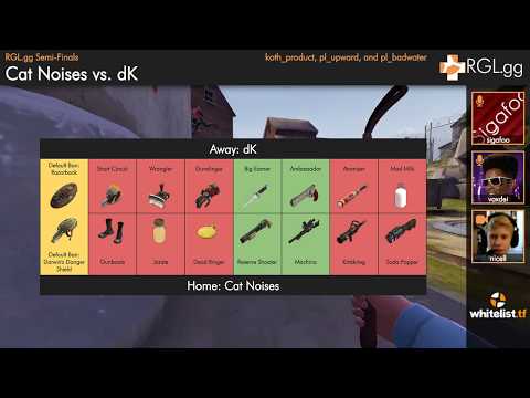 dK vs Cat Noises - Pick/Ban Prolander - SEMI-FINALS - Product / Upward / Badwater - RGL.gg