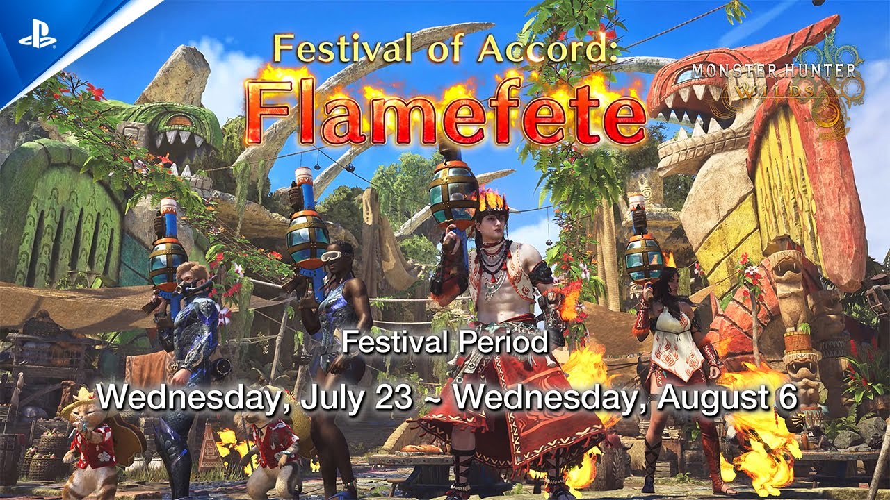 Monster Hunter Wilds Festival of Accord: Flamefete Seasonal Event starts July 23