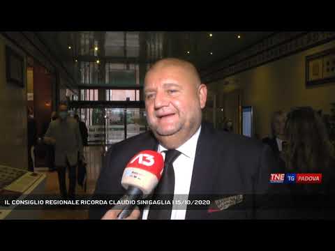IL CONSIGLIO REGIONALE RICORDA CLAUDIO SINIGAGLIA | 15/10/2020