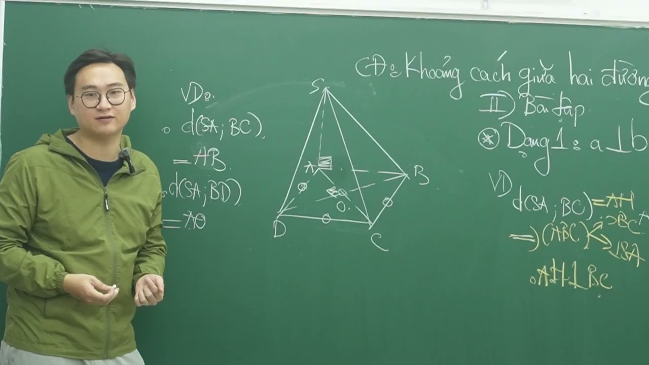 KHOẢNG CÁCH GIỮA HAI ĐƯỜNG THẲNG CHÉO NHAU BUỔI 1