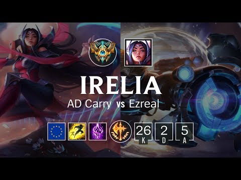 Irelia ADC vs Ezreal - EUW Challenger Patch 8.23