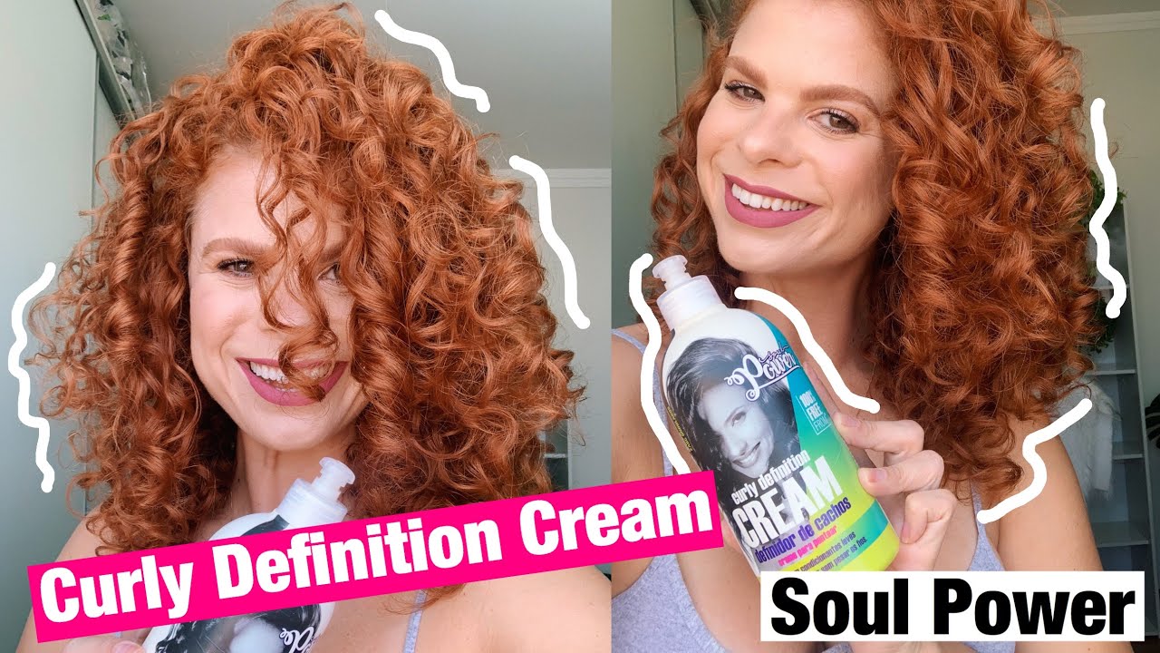 Finalização com CURLY DEFINITION CREAM da Soul Power