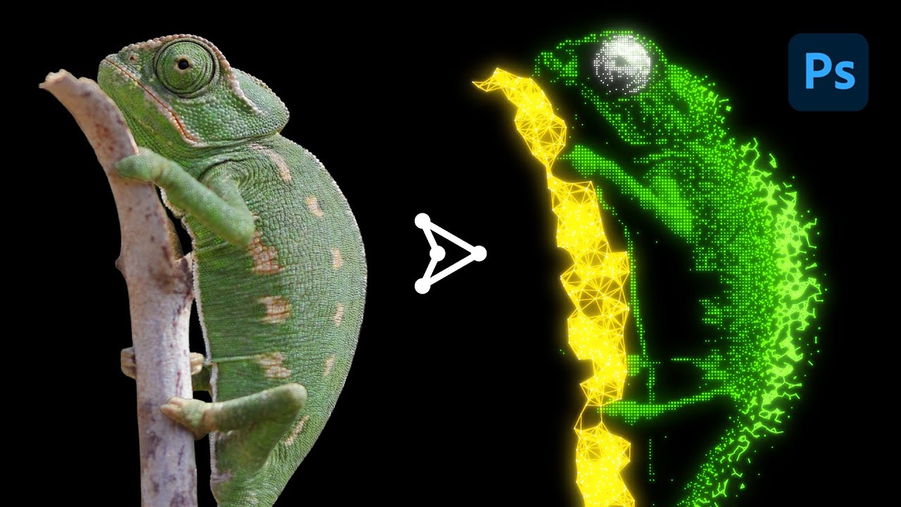 Node Effect In Photoshop | Node Machine Tutorial