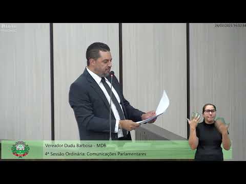 4ª Sessão Ordinária Câmara de Toledo - 24.02.2025