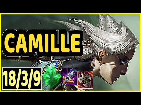 CAMILLE VS LILLIA - 18/3/9 KDA TOP GAMEPLAY