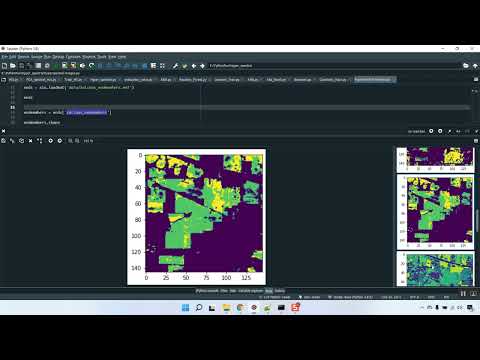 Hyper Spectral Image Classification Satellite Image in Python Projects