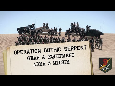 Gothic Serpent "Black Hawk Down" Gear & Weapons - ARMA 3