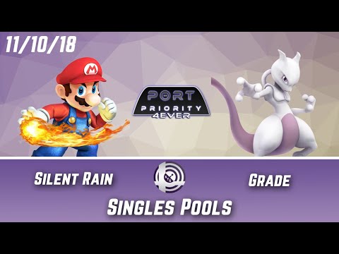 Port Priority 4Ever - Silent Rain (Mario) Vs. Grade (Mewtwo) - Singles Pools