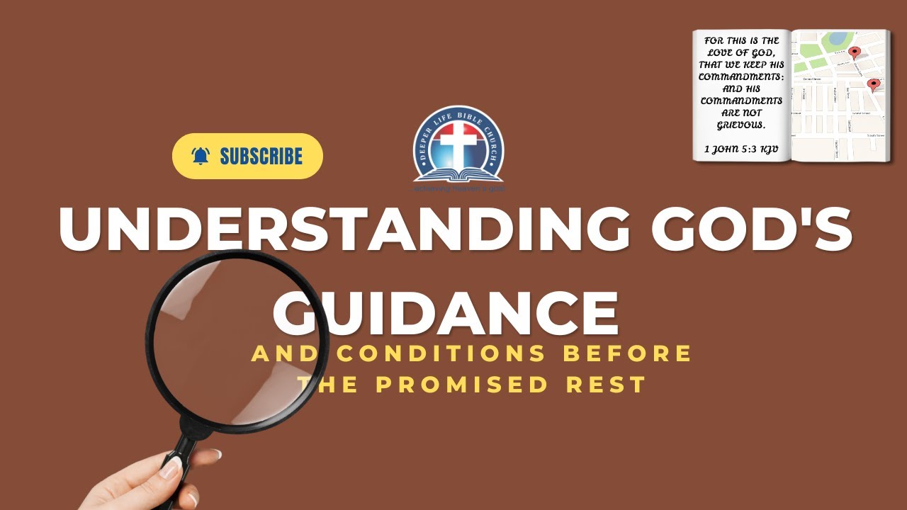YOU CAN'T SKIP THIS || Sermon: Understanding God's Guidance and Conditions Before the Promised Rest