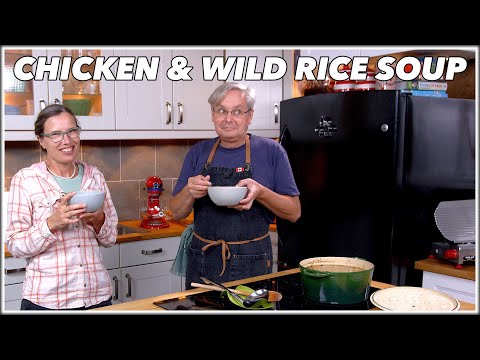 Receita de sopa de frango e arroz selvagem - Glen And Friends Cooking