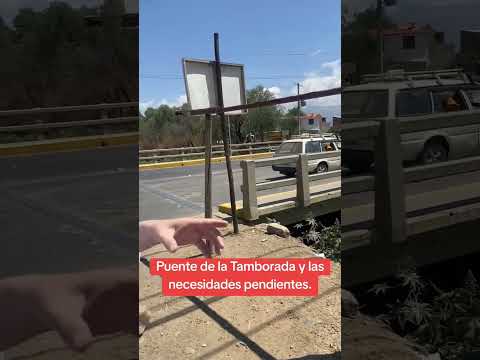 José Carlos Sánchez Verazain Puente de la Tamborada y las necesidades pendientes.#cochabamba_bolivia