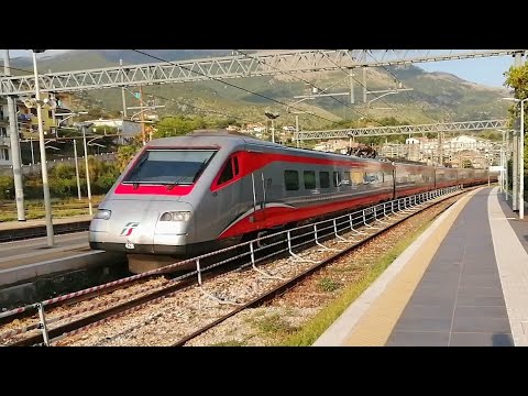 Frecciargento 8332 Reggio di Calabria - Roma Termini transita da Sapri 31-08-2023. Etr 480 - 42.