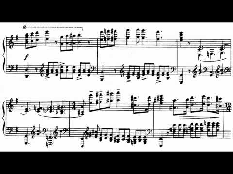 Prokofiev Piano Sonata No. 1 in F minor Op. 1 Score
