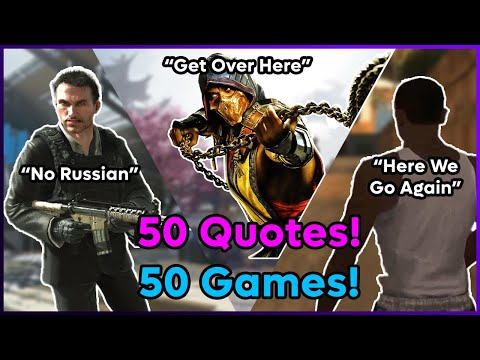 Guess These POPULAR Games By Their ICONIC Quotes - Video Game Quotes Quiz #1