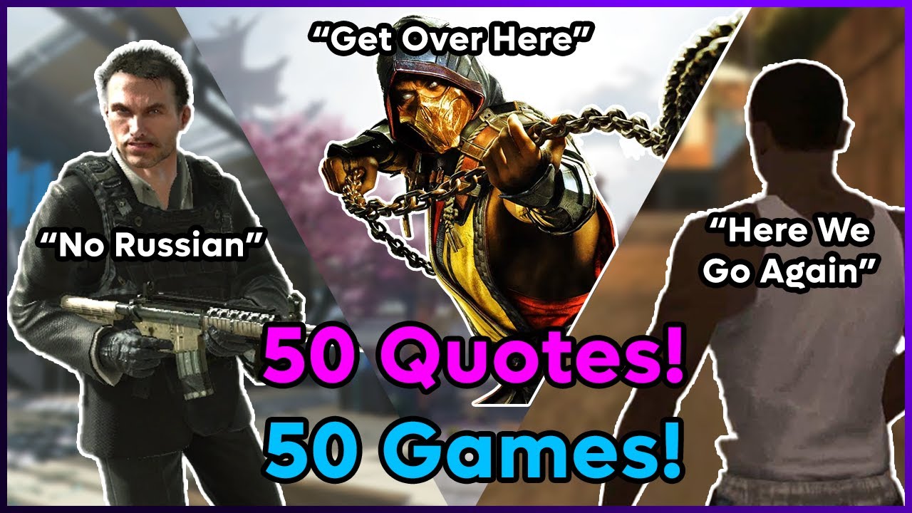 Guess These POPULAR Games By Their ICONIC Quotes - Video Game Quotes Quiz #1