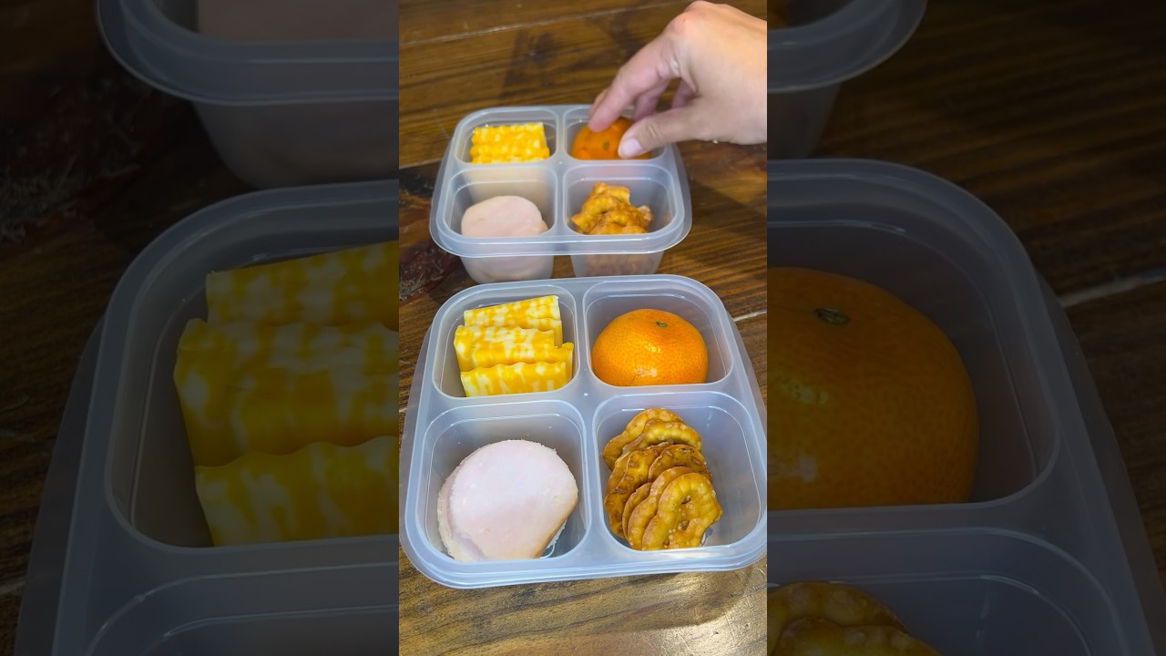 Lunchables for the week 😋 #asmr #lunchables #lunchideas #snackideas #glutenfree #lunchbox #mealprep