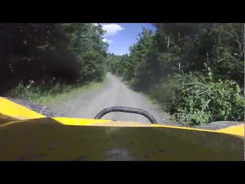 Crossing Gaspé by ATV - Gaspesie 2012