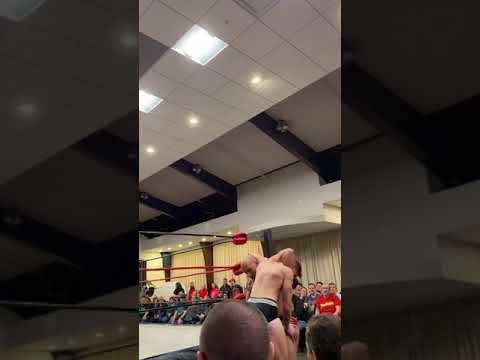 Nico Silva with the side suplex! (Lucky pro wrestling)