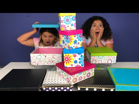 DON’T CHOOSE THE WRONG MYSTERY BOX OF SLIME CHALLENGE