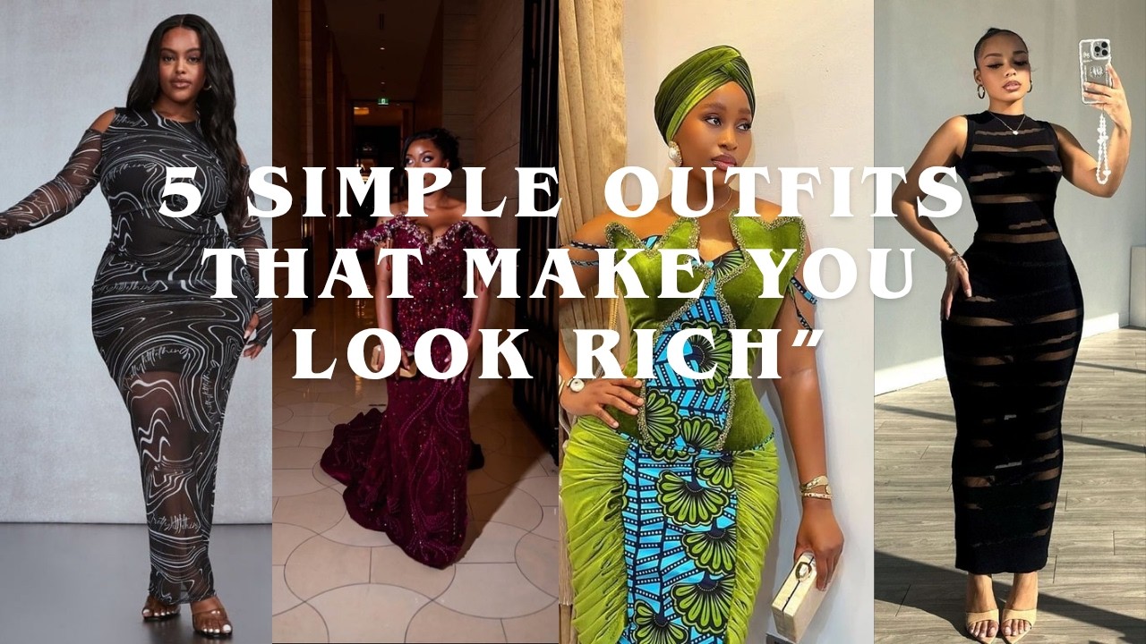 5 simple outfits that make you look rich