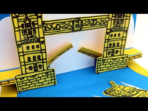 Tower Bridge pop-up speeded-up