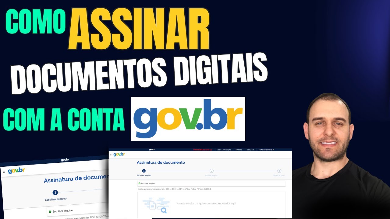 COMO ASSINAR DOCUMENTOS SEM CUSTO COM A CONTA GOV.BR  - ASSINATURA ELETRONICA PASSO A PASSO