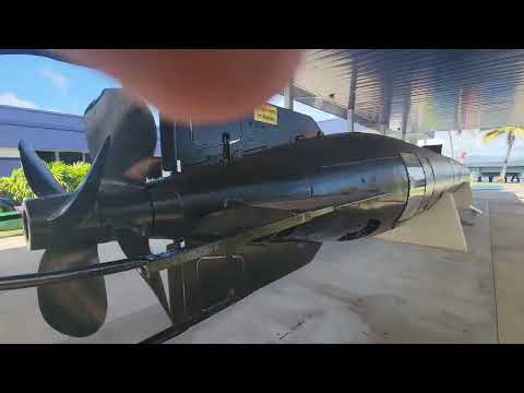 Japanese Kaiten kamikaze WWII Submarine on display at Pearl Harbor Submarine Museum