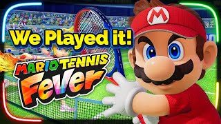 How the Fever Rackets Change the Game in Mario Tennis Fever! - Hands-On Impressions