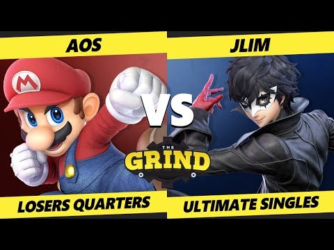 Smash Ultimate Tournament - AoS (Mario) Vs. JLim (Joker) The Grind 89 Losers Quarters