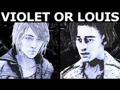 Violet Or Louis - Intro Cutscene Difference Check - The Walking Dead Final Season 4 Episode 2