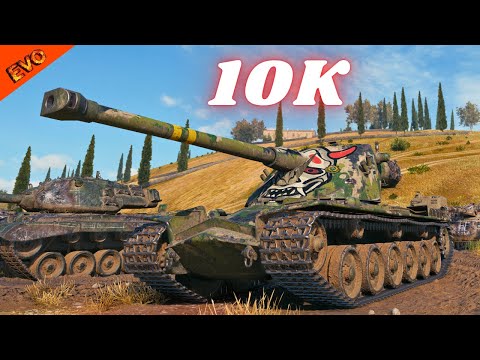 Kranvagn 10K Damage 6 Kills & AMX 50 B  11.5K Damage 6 Kills  WoT Gameplay