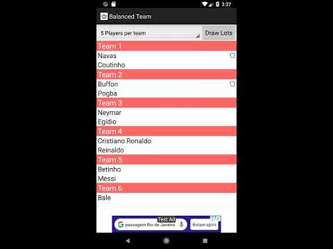 Balanced Team Generator Video