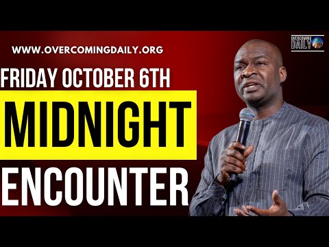 [FRIDAY OCT 6TH] MIDNIGHT SUPERNATURAL ENCOUNTER WITH THE WORD OF GOD | APOSTLE JOSHUA SELMAN