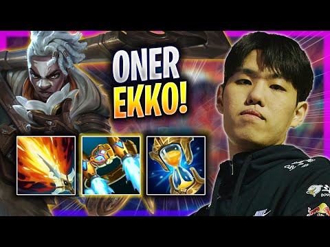 ONER IS SO CRAZY WITH EKKO! - T1 Oner Plays Ekko JUNGLE vs Brand! | Season 2023