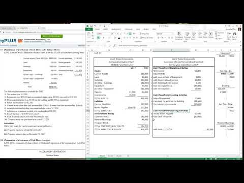 301 Balance Sheet and Statement of Cash Flows