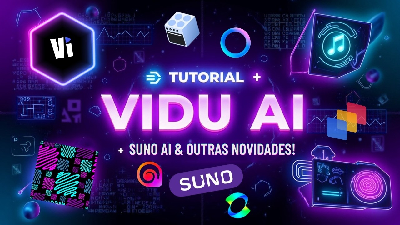 VIDU AI: Nova IA de Vídeos + Tira Dúvidas SUNO IA e as Novidades de Mais 6 IAs Incríveis!