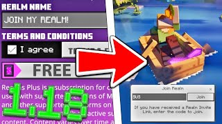 How To Make Realms For Minecraft Bedrock 1.18!