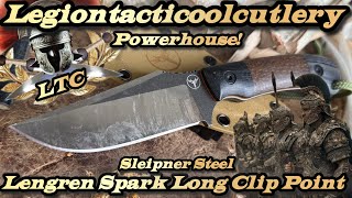 Lengren Spark Long Clip Point Belt Knife!  Less that $50 bucks!