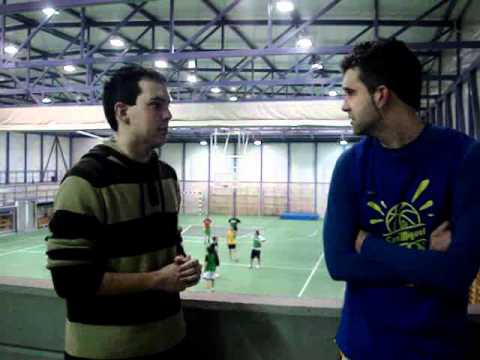 entrevista a Ángel Díez, entrenador de baloncesto.
