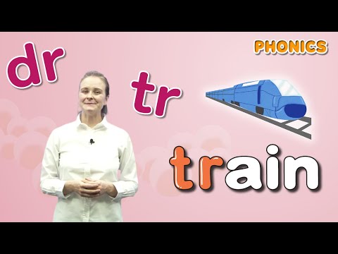 Phonics Step 4 | Lesson 8 dr, tr blends | 4 Step Phonics