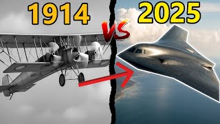 ✈️ BOMBER AIRCRAFT EVOLUTION: From Early Propeller Planes to Future Jets. Transformation of aircraft