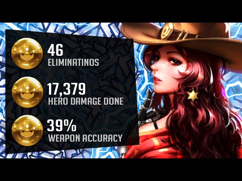 46 elims - Gale DPS Main McCree and Soldier 76! [ Overwatch Season 26 Top 500 ]