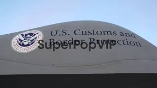 A U.S. Customs and Border Protection  Predator drone is p...
