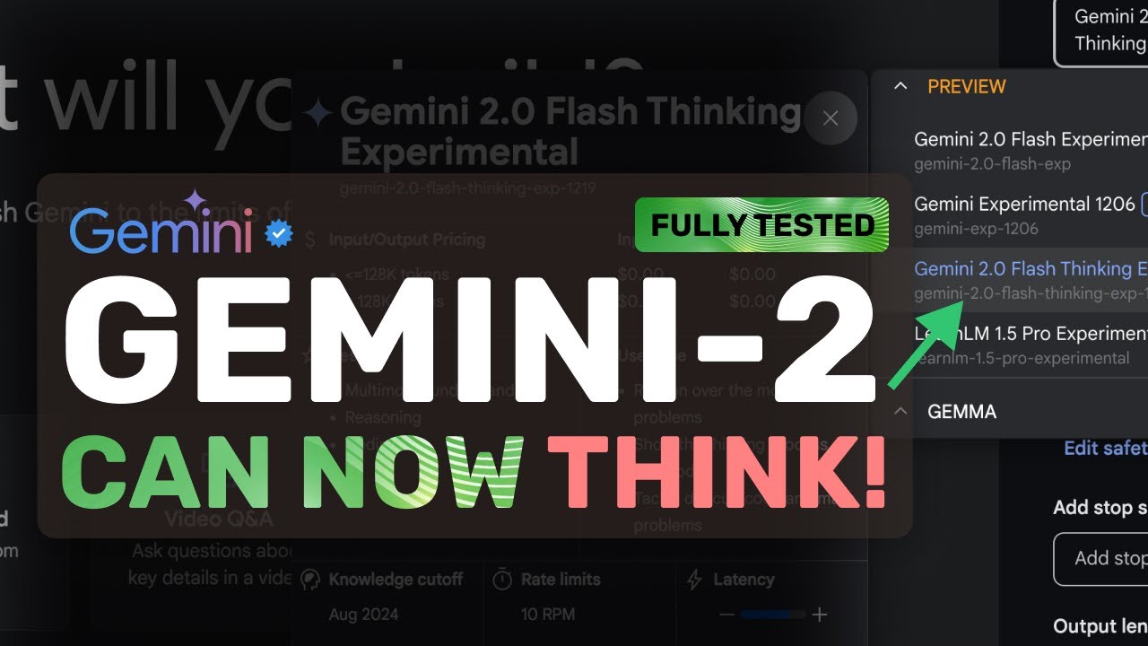 Gemini 2.0 Flash Thinking (Fully Tested) : This NEW Reasoning LLM by Google BEATS O1!? (Fully Free)