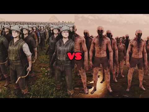 1,000,000 Zombies vs 100 Full Auto Archers | UEBS 2 Epic Battle