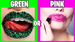 Escolha seu presente 🎁 Verde ou Rosa 🎁 Choose Your Gift 🎁 Green or Pink 🎁 Elige Tu Regalo